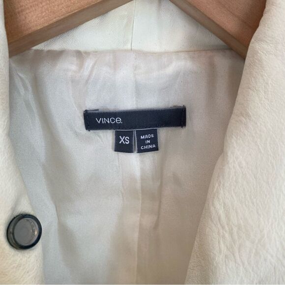 Vince Leather Trim Zip Up Vest - Picture 2 of 11